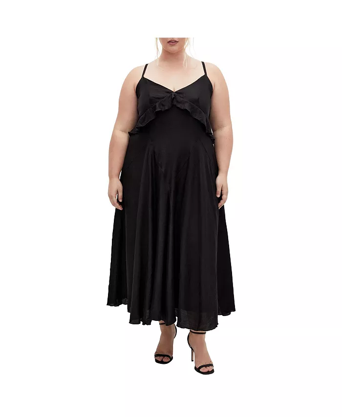 Платье макси Клара больших размеров CITY CHIC, черный
Платье макси Клара больших размеров CITY CHIC, черный