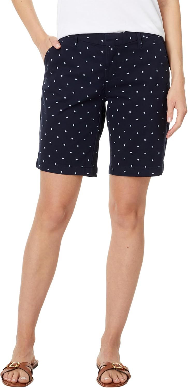 Женские шорты чинос в горошек Tommy Hilfiger шириной 9 дюймов, Sky Captain/Bright White
Женские шорты чинос в горошек Tommy Hilfiger шириной 9 дюймов, Sky Captain/Bright White