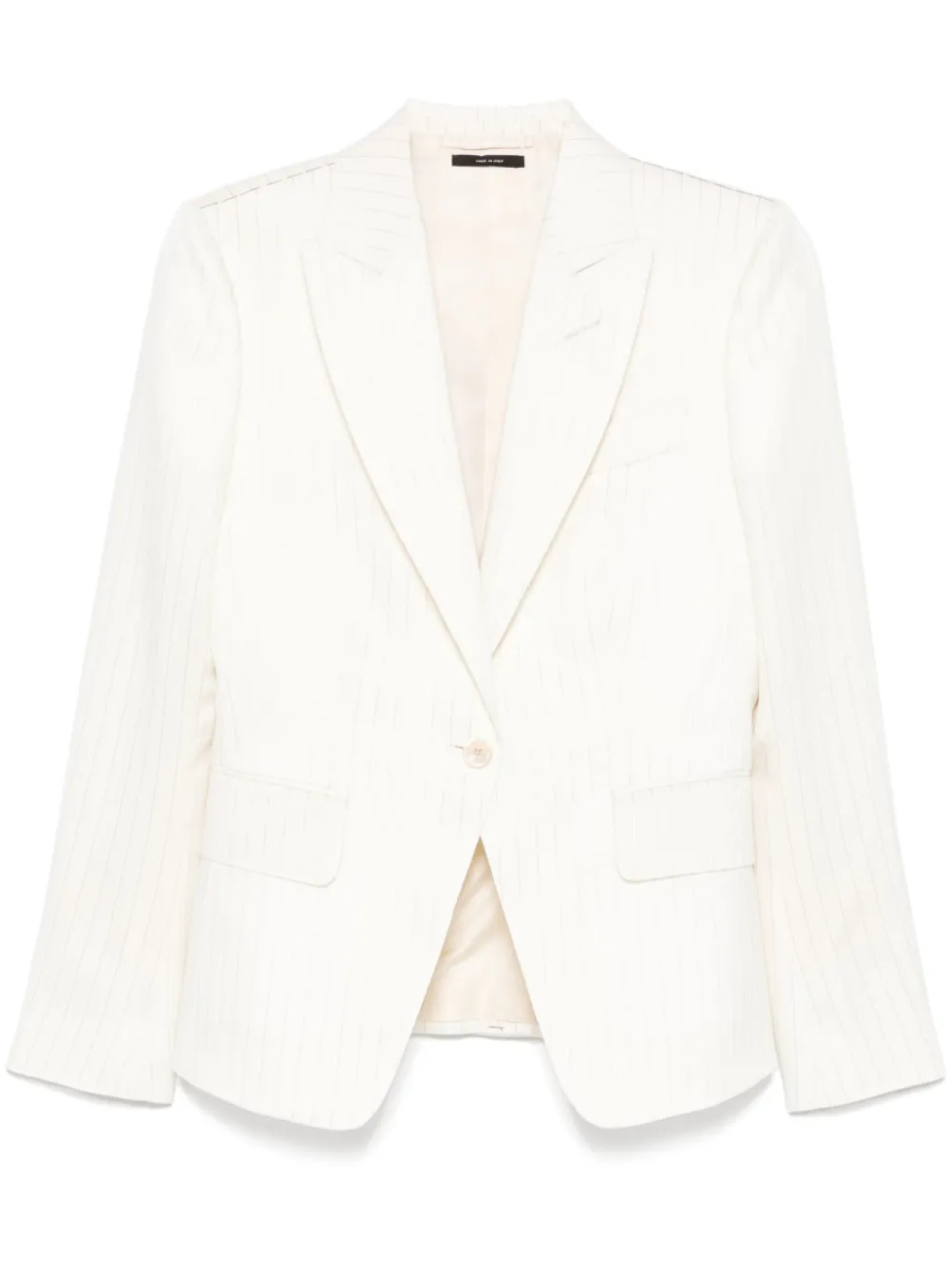 Пиджак в тонкую полоску от TOM FORD, нейтральный
Пиджак в тонкую полоску от TOM FORD, нейтральный