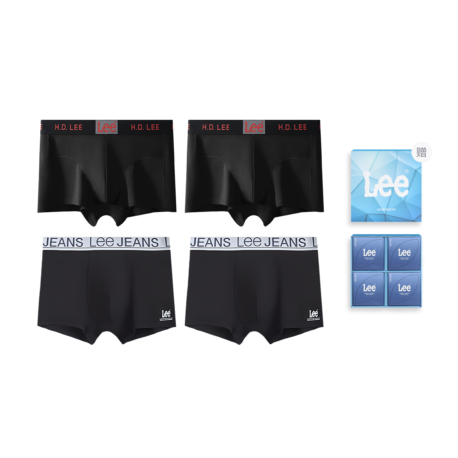 Lee Sunset 5.0 подарочный набор мужского белья 4 шт
Lee Sunset 5.0 подарочный набор мужского белья 4 шт