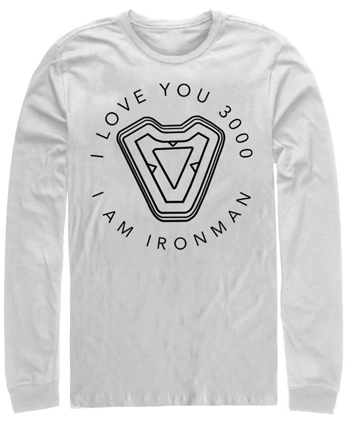 Мужская футболка с длинным рукавом Marvel «Мстители: Финал», «Железный человек, я люблю тебя 3000» Fifth Sun, белый
Мужская футболка с длинным рукавом Marvel «Мстители: Финал», «Железный человек, я люблю тебя 3000» Fifth Sun, белый