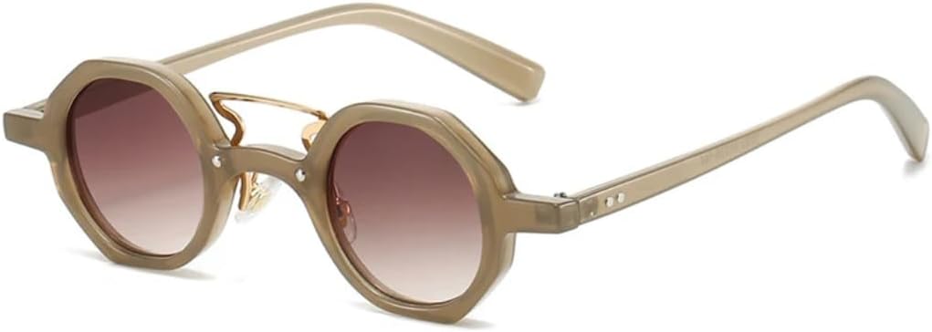 Ретро-солнцезащитные очки в форме маленького многоугольного прямоугольника для женщин и мужчин, с двойной перемычкой, в стиле панк, с заклепками, прозрачные, градиентные, с защитой от УФ-излучения UV400 UATXTAU, Jelly Tea Tea
Ретро-солнцезащитные очки в форме маленького многоугольного прямоугольника для женщин и мужчин, с двойной перемычкой, в стиле панк, с заклепками, прозрачные, градиентные, с защитой от УФ-излучения UV400 UATXTAU, Jelly Tea Tea