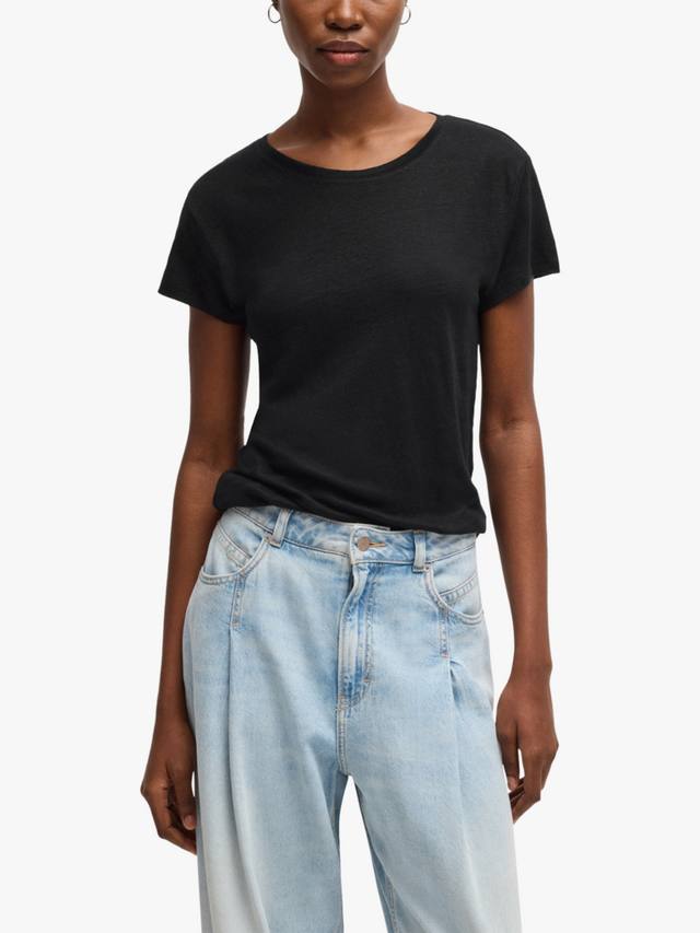 BOSS Evelina Logo футболка из чистого льна HUGO BOSS, Black
BOSS Evelina Logo футболка из чистого льна HUGO BOSS, Black