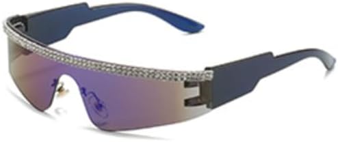 Персонализированные солнцезащитные очки с бриллиантовой инкрустацией, цельные, для женщин и мужчин, винтажные солнцезащитные очки с защитой от УФ-излучения UV400 MTZJH, Blue
Персонализированные солнцезащитные очки с бриллиантовой инкрустацией, цельные, для женщин и мужчин, винтажные солнцезащитные очки с защитой от УФ-излучения UV400 MTZJH, Blue