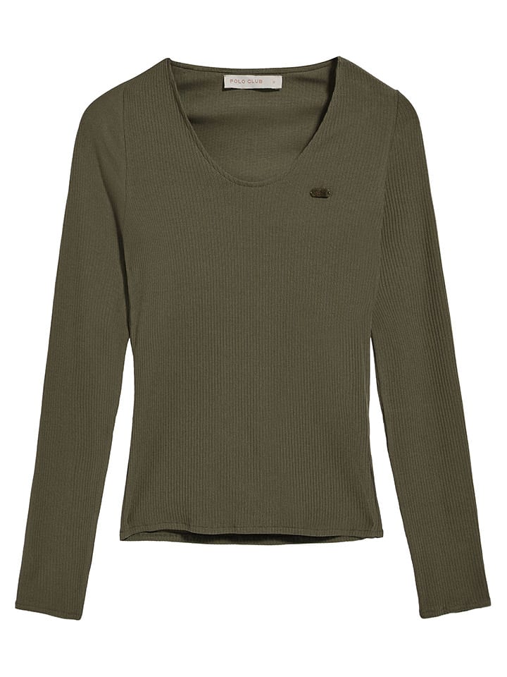 Лонгслив Polo Club, хаки 
Лонгслив Polo Club, хаки