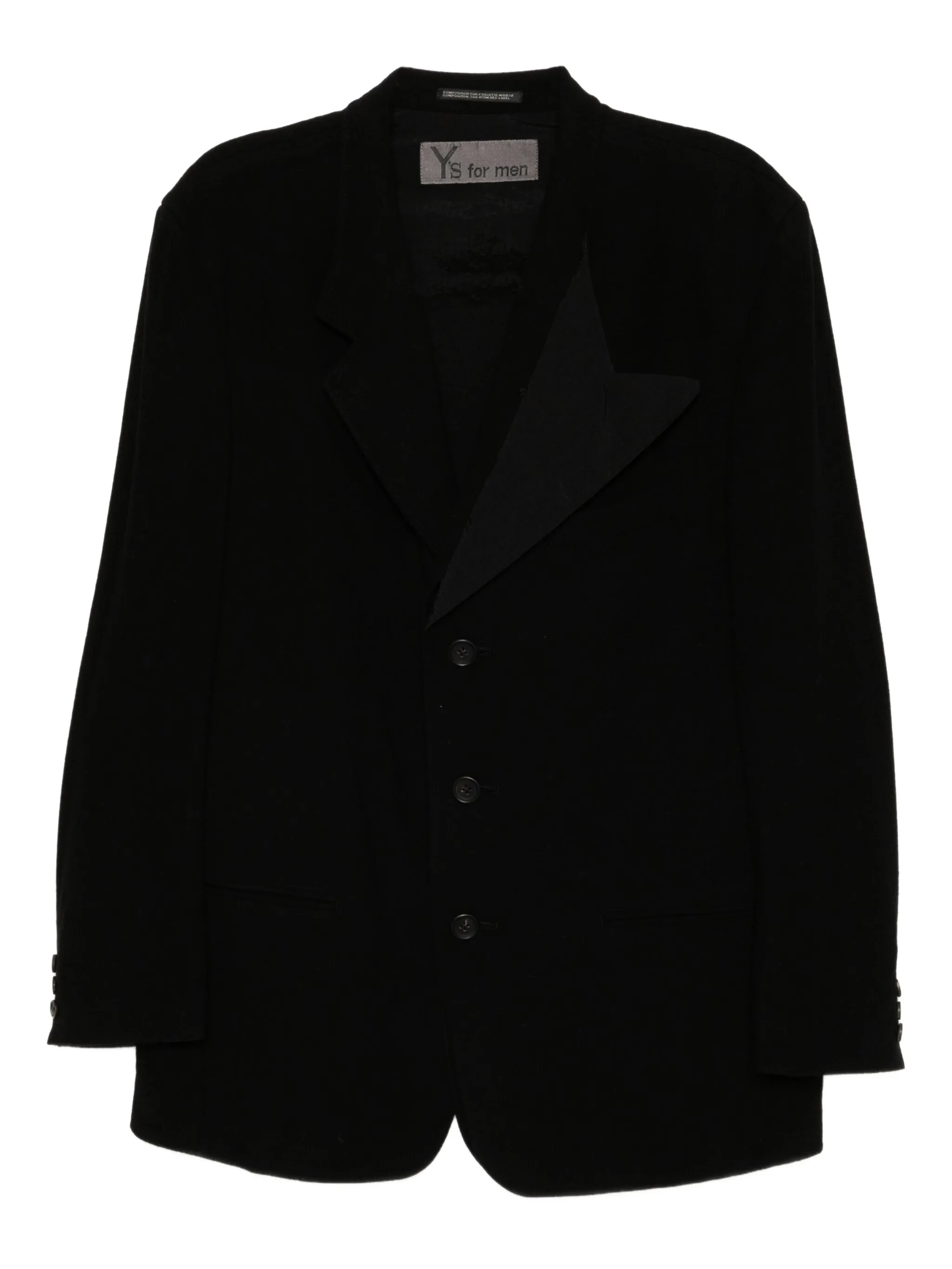 Шерстяной пиджак Y'S, черный
Шерстяной пиджак Y'S, черный