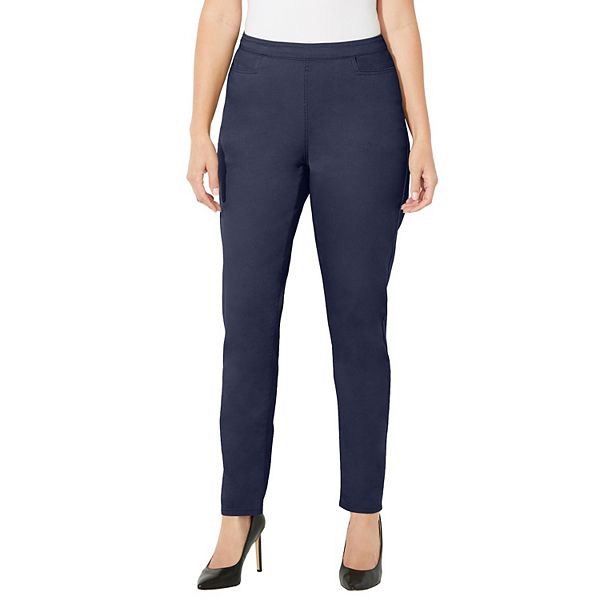 Женские брюки прямого кроя plus size petite Catherines, Navy
Женские брюки прямого кроя plus size petite Catherines, Navy