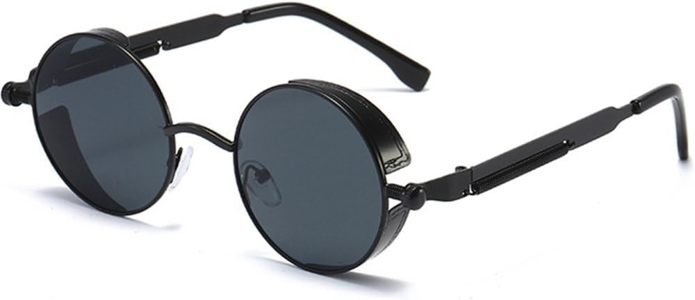 Персонализированные универсальные солнцезащитные очки в стиле стимпанк для мужчин и женщин, модные металлические круглые солнцезащитные очки в винтажном стиле, защита от ультрафиолета UV400 TYUVIVO, Black Gray
Персонализированные универсальные солнцезащитные очки в стиле стимпанк для мужчин и женщин, модные металлические круглые солнцезащитные очки в винтажном стиле, защита от ультрафиолета UV400 TYUVIVO, Black Gray