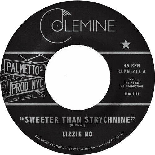 Сингл 7" Lizzie No & Ben Pirani: Sweeter Than Strychnine / Stop Bothering Me - Opaque Red
Сингл 7" Lizzie No & Ben Pirani: Sweeter Than Strychnine / Stop Bothering Me - Opaque Red