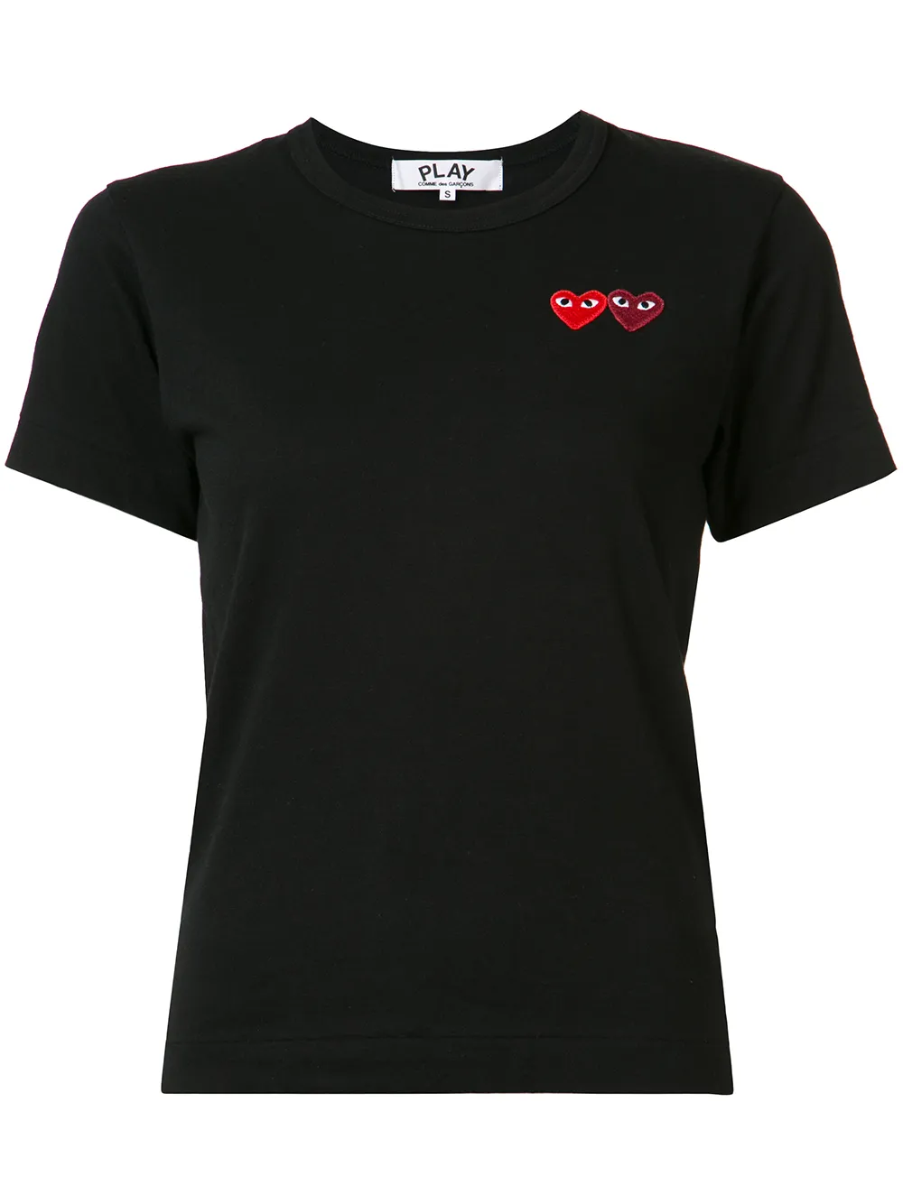 Футболка с вышитыми сердцами Comme Des Garçons Play, черный
Футболка с вышитыми сердцами Comme Des Garçons Play, черный