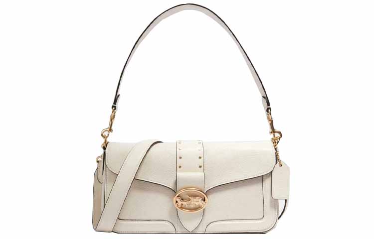 Джорджи Кожаная Сумка Через Плечо Портативная Поясная Сумка Женская Белая COACH
Джорджи Кожаная Сумка Через Плечо Портативная Поясная Сумка Женская Белая COACH