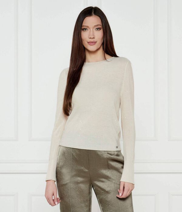 Свитер шерстяной Marc Cain Slim Fit, экрю
Свитер шерстяной Marc Cain Slim Fit, экрю