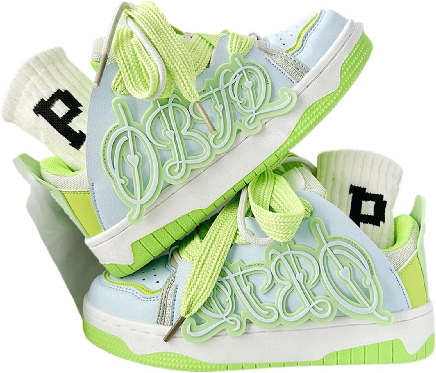 Кроссовки ZQW для пар с массивной подошвой, унисекс, несочетающиеся, стиль Y2K, модная уличная обувь, шнуровка, повседневные спортивные кроссовки для женщин и мужчин, зеленый
Кроссовки ZQW для пар с массивной подошвой, унисекс, несочетающиеся, стиль Y2K, модная уличная обувь, шнуровка, повседневные спортивные кроссовки для женщин и мужчин, зеленый
