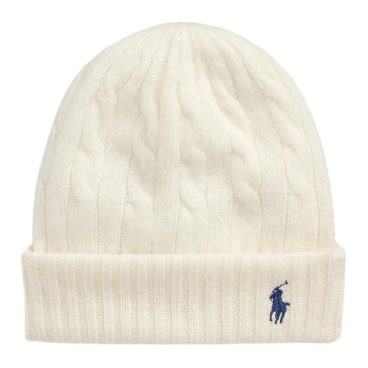 Бейсболка с вышитым логотипом и косой вязкой Polo Ralph Lauren, белый
Бейсболка с вышитым логотипом и косой вязкой Polo Ralph Lauren, белый