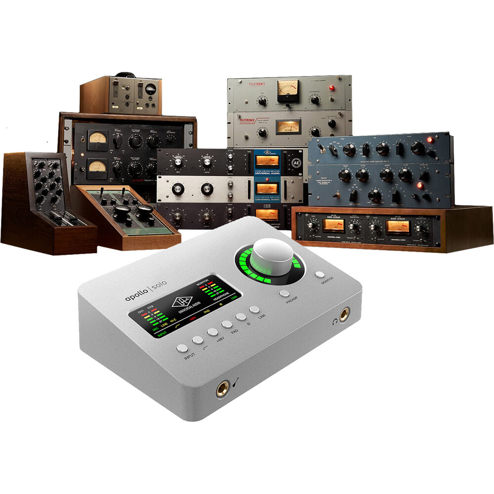 Universal Audio Apollo Solo USB Heritage Edition Desktop
Universal Audio Apollo Solo USB Heritage Edition Desktop