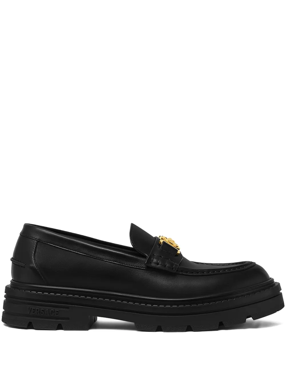 Лоферы на платформе с медузой VERSACE, черный
Лоферы на платформе с медузой VERSACE, черный