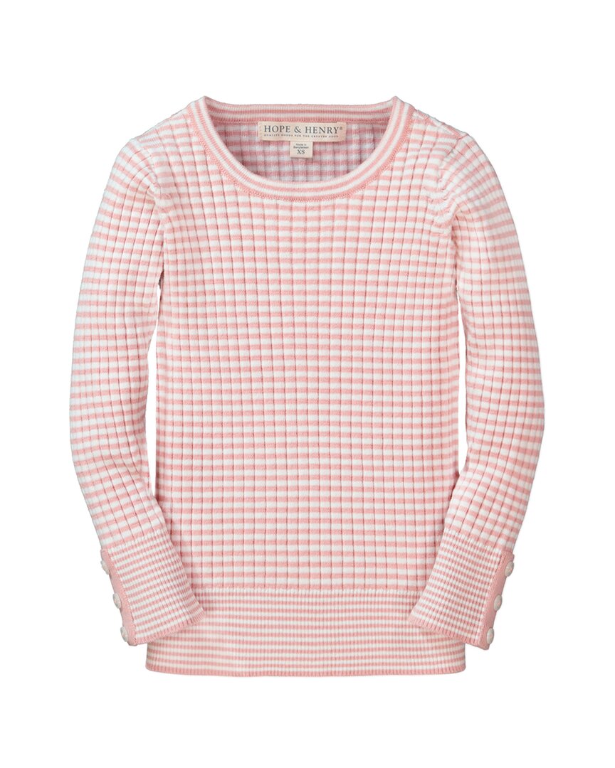 Свитер с рубчиком Hope & Henry, розовый
Свитер с рубчиком Hope & Henry, розовый