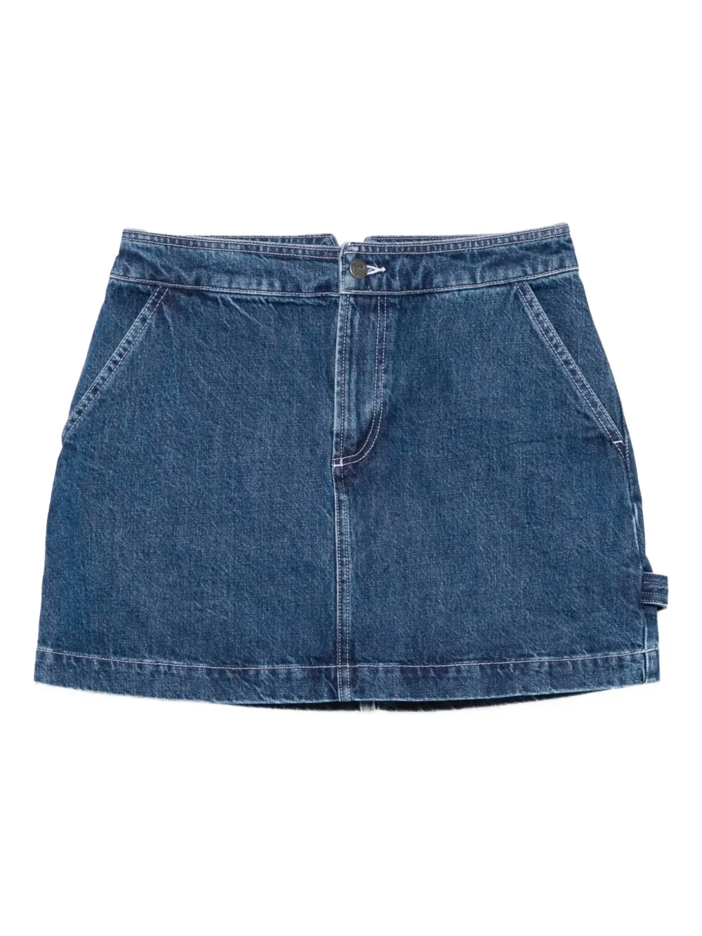 Юбка А-силуэта из денима с карманами A.P.C., синий
Юбка А-силуэта из денима с карманами A.P.C., синий