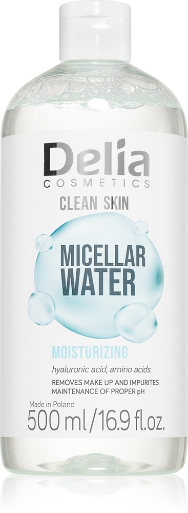 Чистая мицеллярная вода для кожи с увлажняющим эффектом Delia Cosmetics, 500 мл
Чистая мицеллярная вода для кожи с увлажняющим эффектом Delia Cosmetics, 500 мл