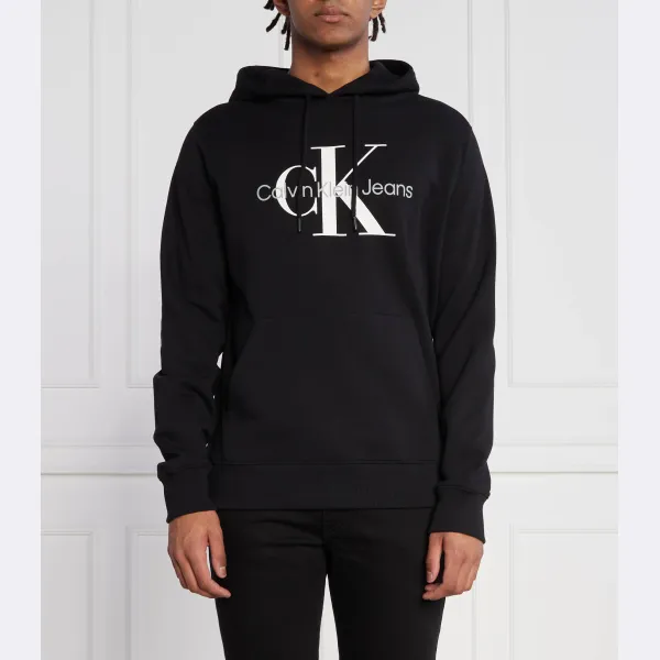 Утепленная толстовка стандартного кроя Calvin Klein, черный 
Утепленная толстовка стандартного кроя Calvin Klein, черный