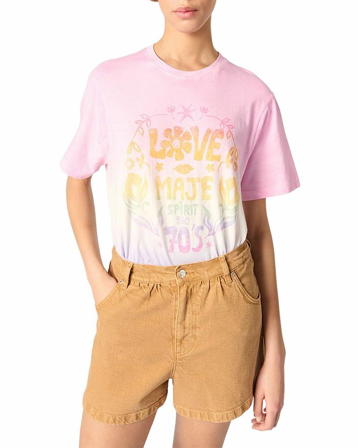 Футболка с принтом Maje, розовый
Футболка с принтом Maje, розовый