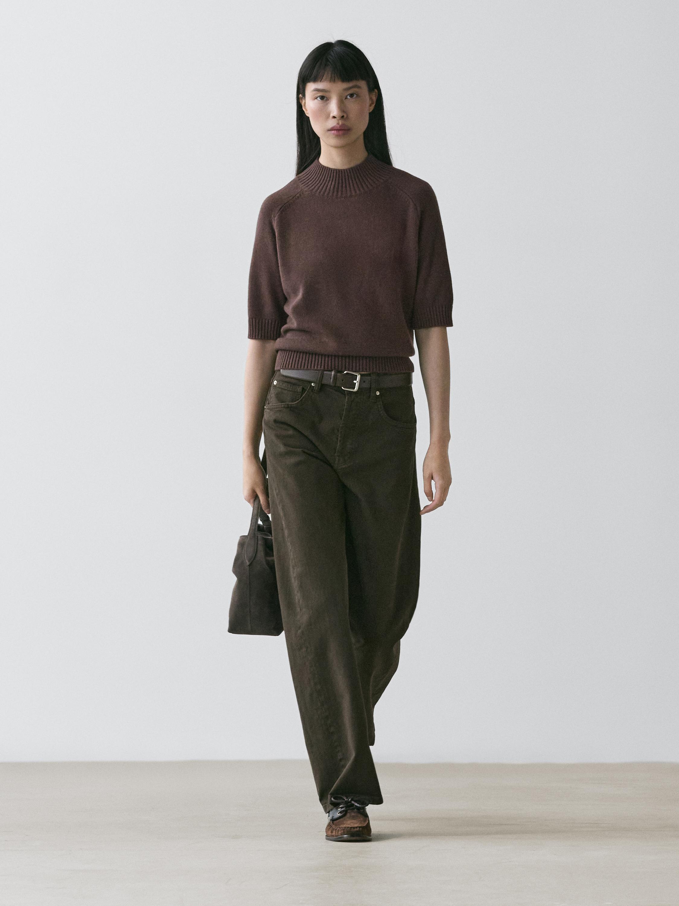 Вязаный свитер из хлопковой смеси Massimo Dutti, chocolate
Вязаный свитер из хлопковой смеси Massimo Dutti, chocolate