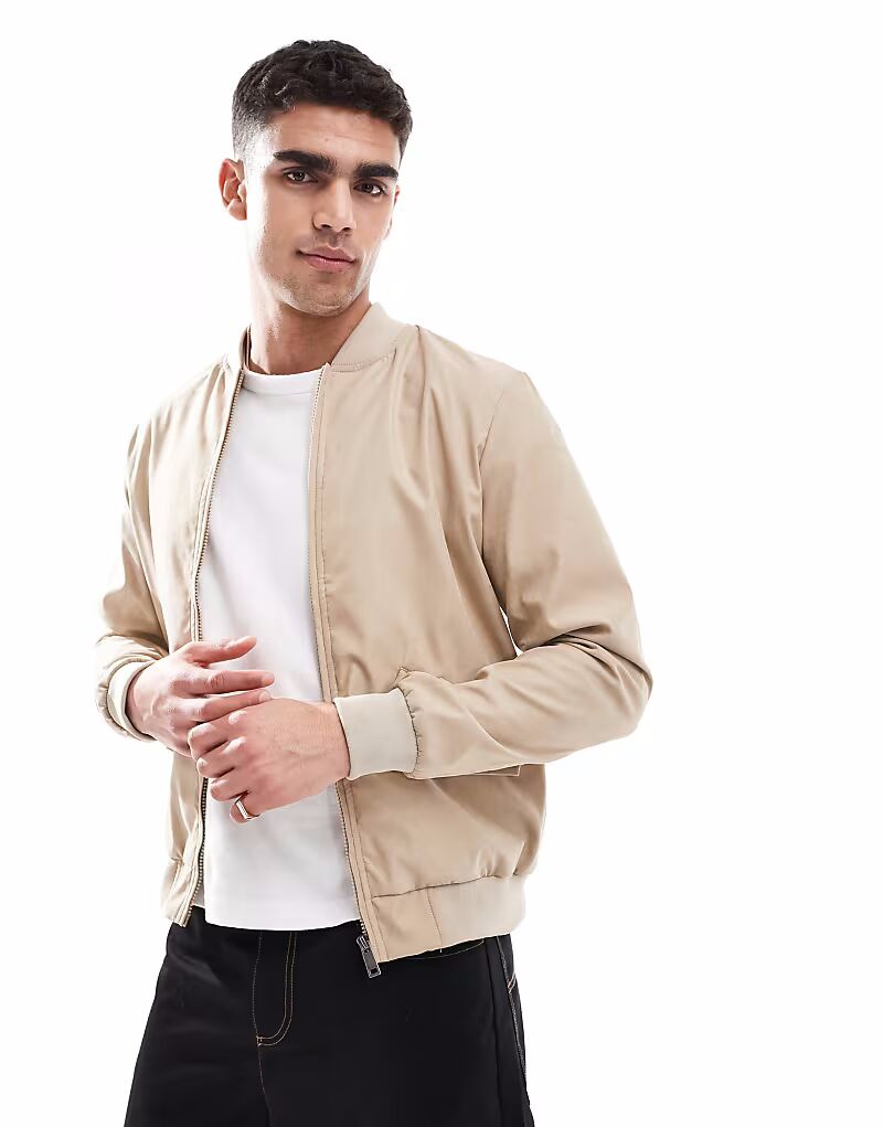 Куртка-бомбер Brave Soul бежевого цвета с передними карманами, Бежевый, Куртка-бомбер Brave Soul бежевого цвета с передними карманами
Куртка-бомбер Brave Soul бежевого цвета с передними карманами, Бежевый, Куртка-бомбер Brave Soul бежевого цвета с передними карманами