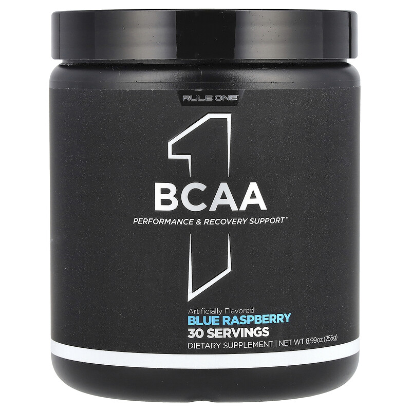 Rule One Proteins, BCAA, голубая малина, 255 г (8,99 унции)
Rule One Proteins, BCAA, голубая малина, 255 г (8,99 унции)