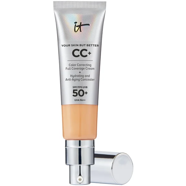 Cc+ антивозрастная увлажняющая основа spf 50 It Cosmetics, 32 мл., цвет medium tan
Cc+ антивозрастная увлажняющая основа spf 50 It Cosmetics, 32 мл., цвет medium tan