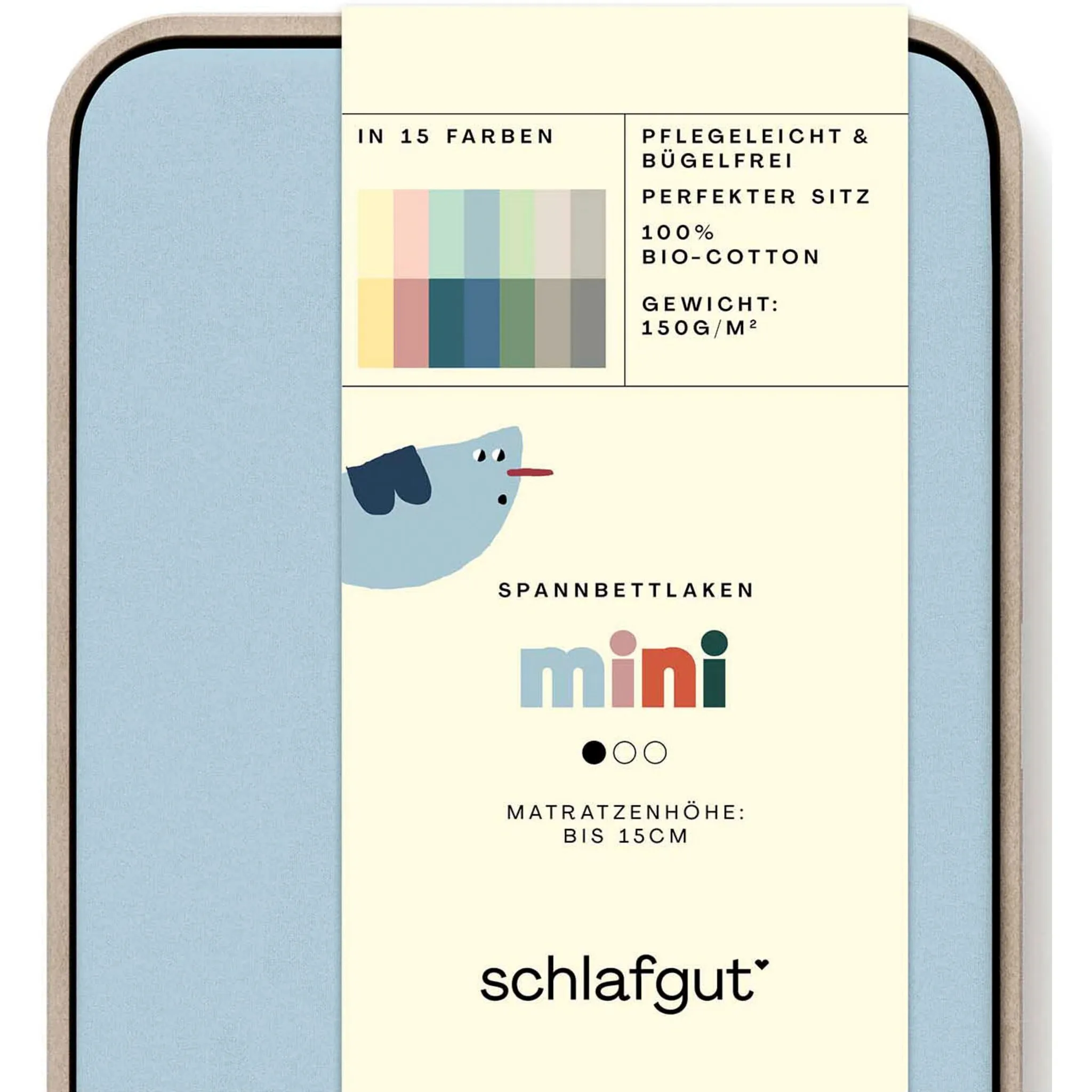 Простыня Schlafgut «Casual Mini», для детей, СДЕЛАНО В ЗЕЛЕНОМ цвете от OEKO-TEX, цвет Blue Light
Простыня Schlafgut «Casual Mini», для детей, СДЕЛАНО В ЗЕЛЕНОМ цвете от OEKO-TEX, цвет Blue Light