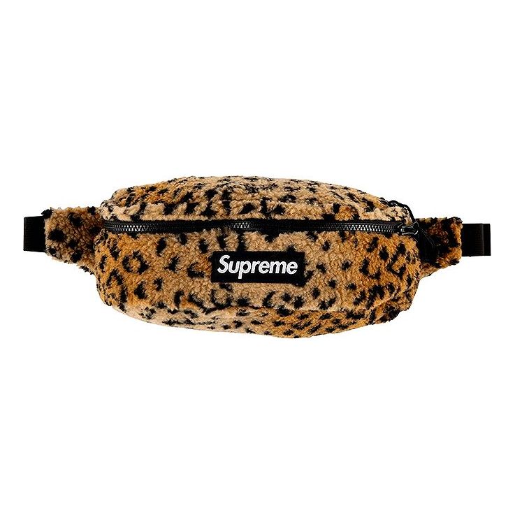 Поясная сумка Supreme из леопардового флиса, коричневый
Поясная сумка Supreme из леопардового флиса, коричневый