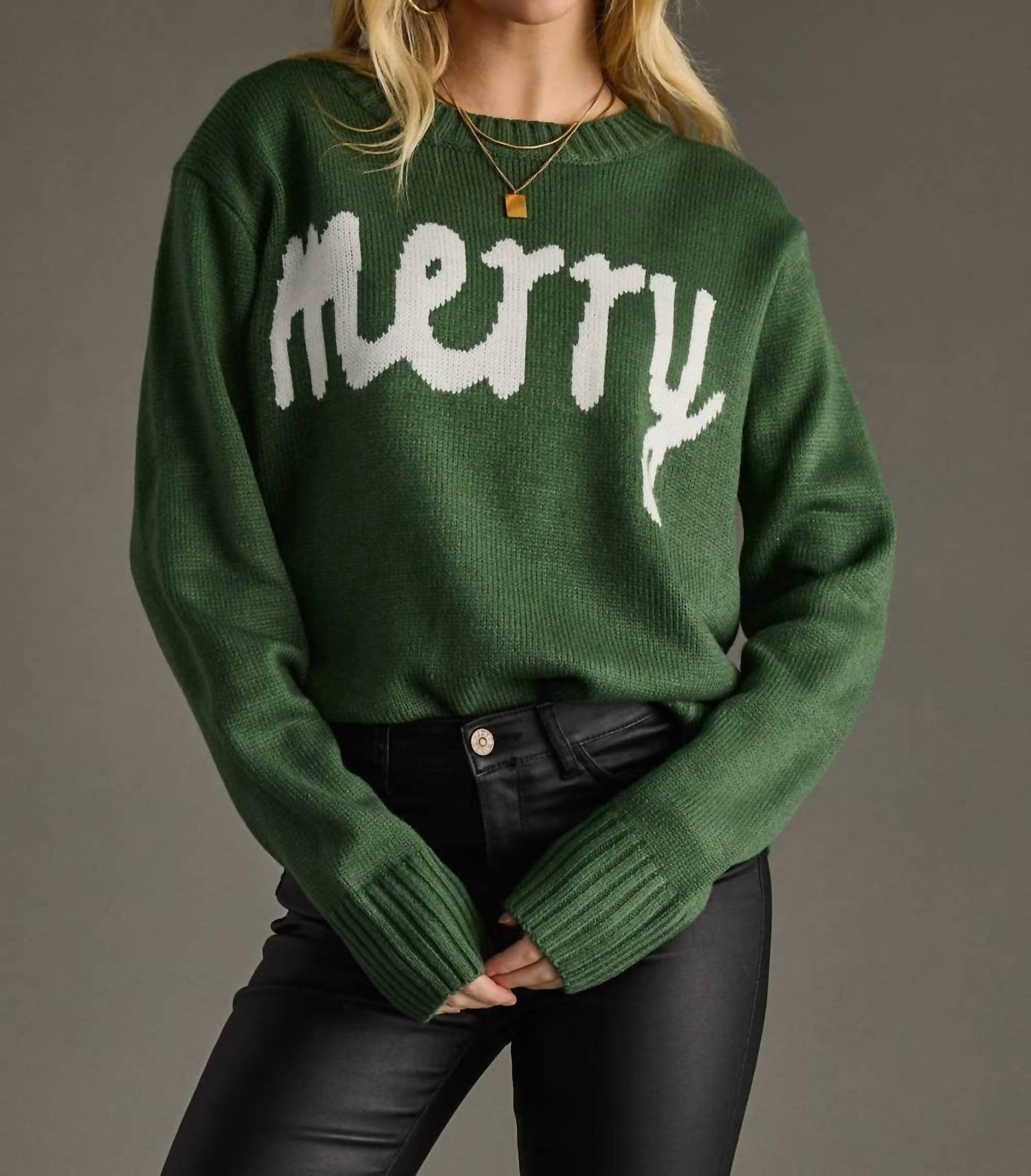 Panache Apparel Веселый праздничный свитер-пуловер цвета хаки
Panache Apparel Веселый праздничный свитер-пуловер цвета хаки
