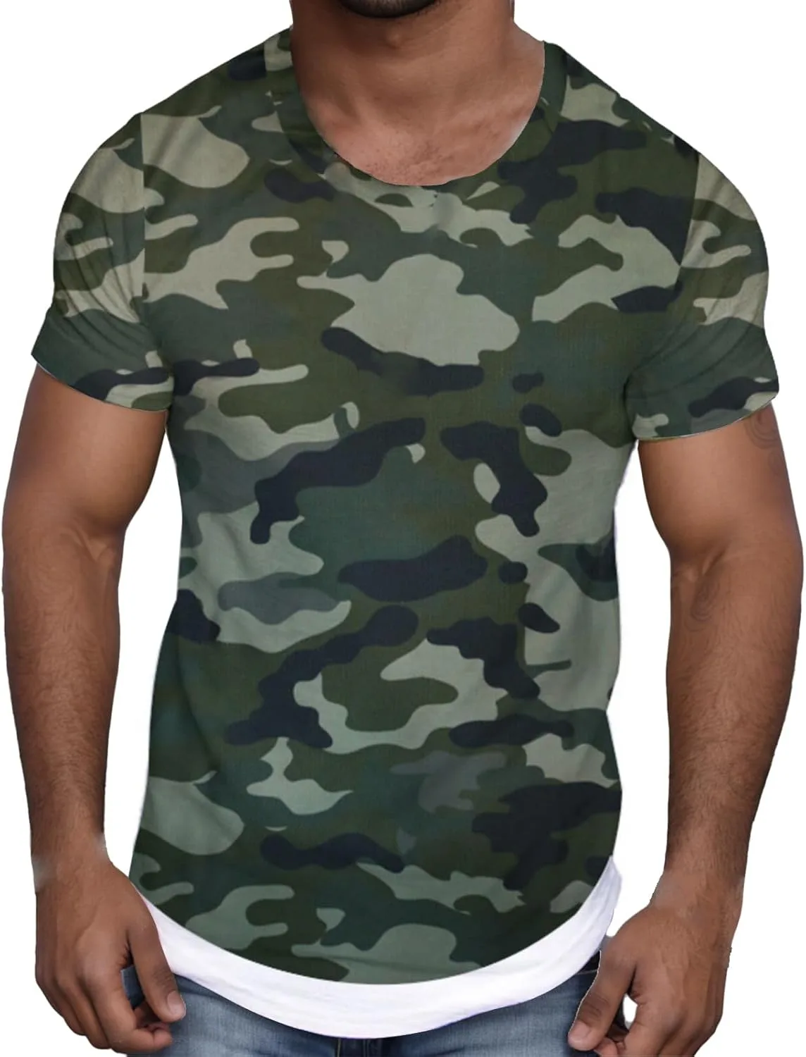 Футболка мужская Casual Camouflage, короткий рукав, легкая, быстросохнущая evzosrz
Футболка мужская Casual Camouflage, короткий рукав, легкая, быстросохнущая evzosrz