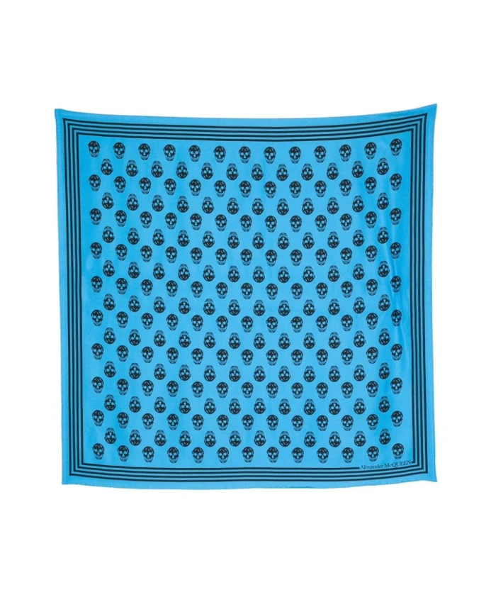Шарф с принтом черепа и полосками Alexander Mcqueen, синий
Шарф с принтом черепа и полосками Alexander Mcqueen, синий