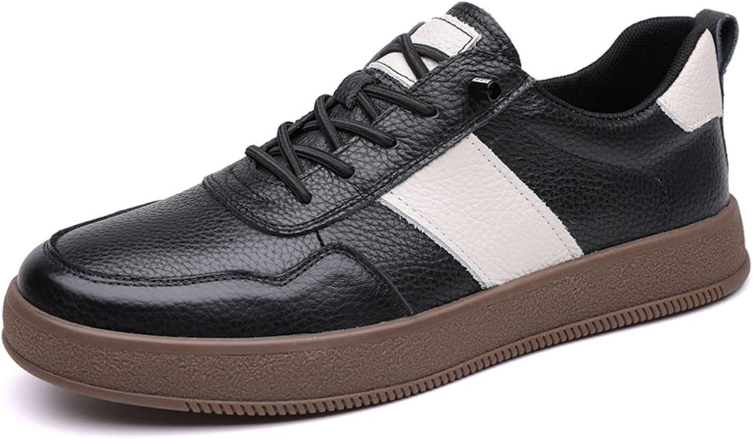 Мужские повседневные кожаные кроссовки с мягкой низкой подошвой для ходьбы, дышащей подкладкой, нескользящей резиновой подошвой и прочным швом - модные кроссовки Wunamox, черный
Мужские повседневные кожаные кроссовки с мягкой низкой подошвой для ходьбы, дышащей подкладкой, нескользящей резиновой подошвой и прочным швом - модные кроссовки Wunamox, черный