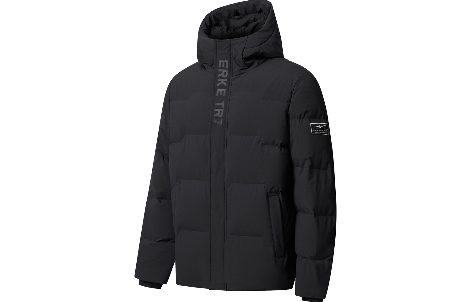 Hongxing Erke Пуховик унисекс ERKE, Черный 
Hongxing Erke Пуховик унисекс ERKE, Черный