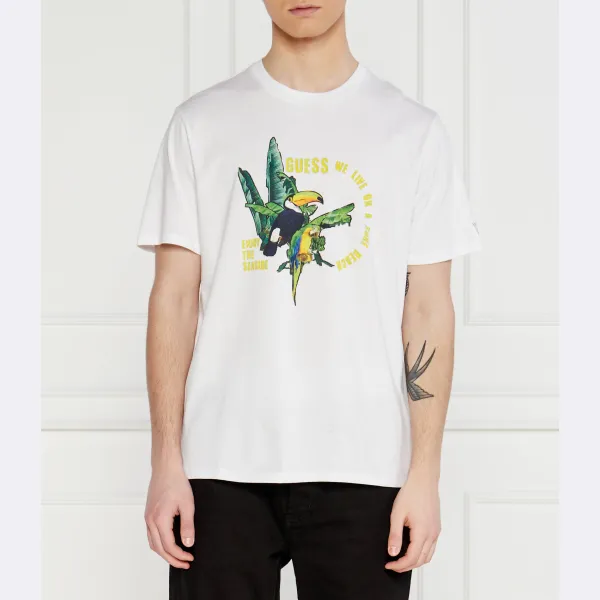 Футболка стандартного кроя Guess, белый
Футболка стандартного кроя Guess, белый