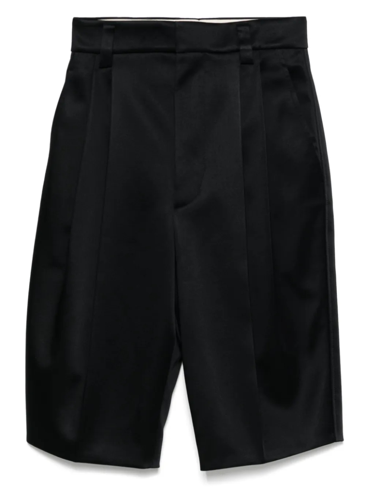 Плиссированные шорты-бермуды Carven, черный
Плиссированные шорты-бермуды Carven, черный