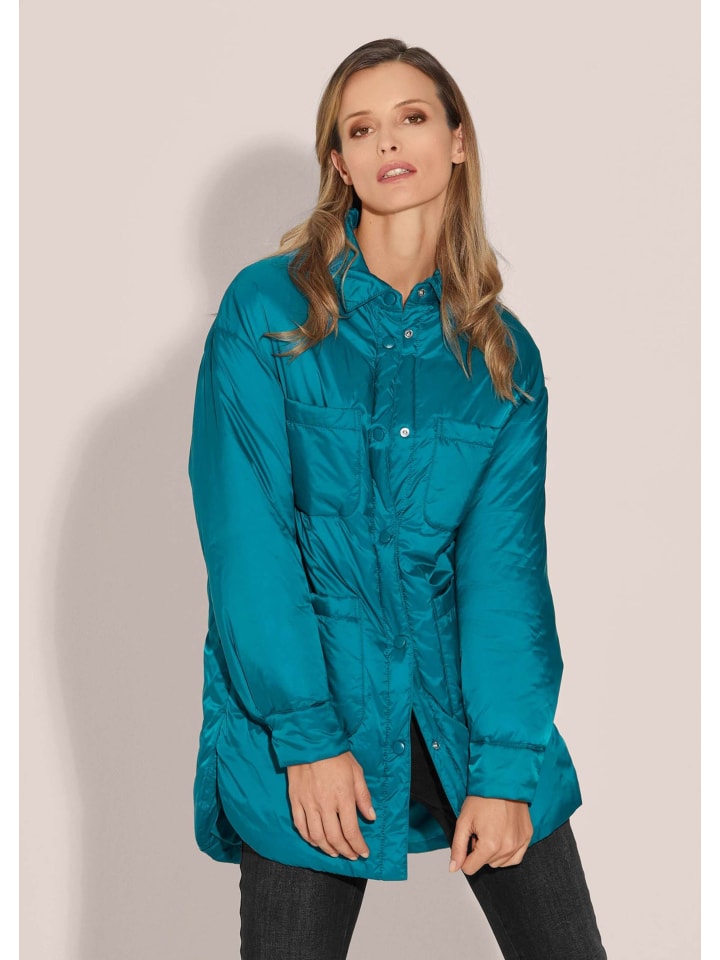 MADELEINE Стеганая куртка с утеплителем цвета бензина
MADELEINE Стеганая куртка с утеплителем цвета бензина