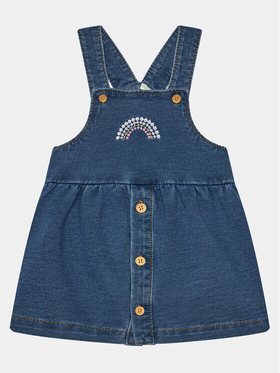 Джинсовое платье стандартного кроя United Colors Of Benetton, синий
Джинсовое платье стандартного кроя United Colors Of Benetton, синий