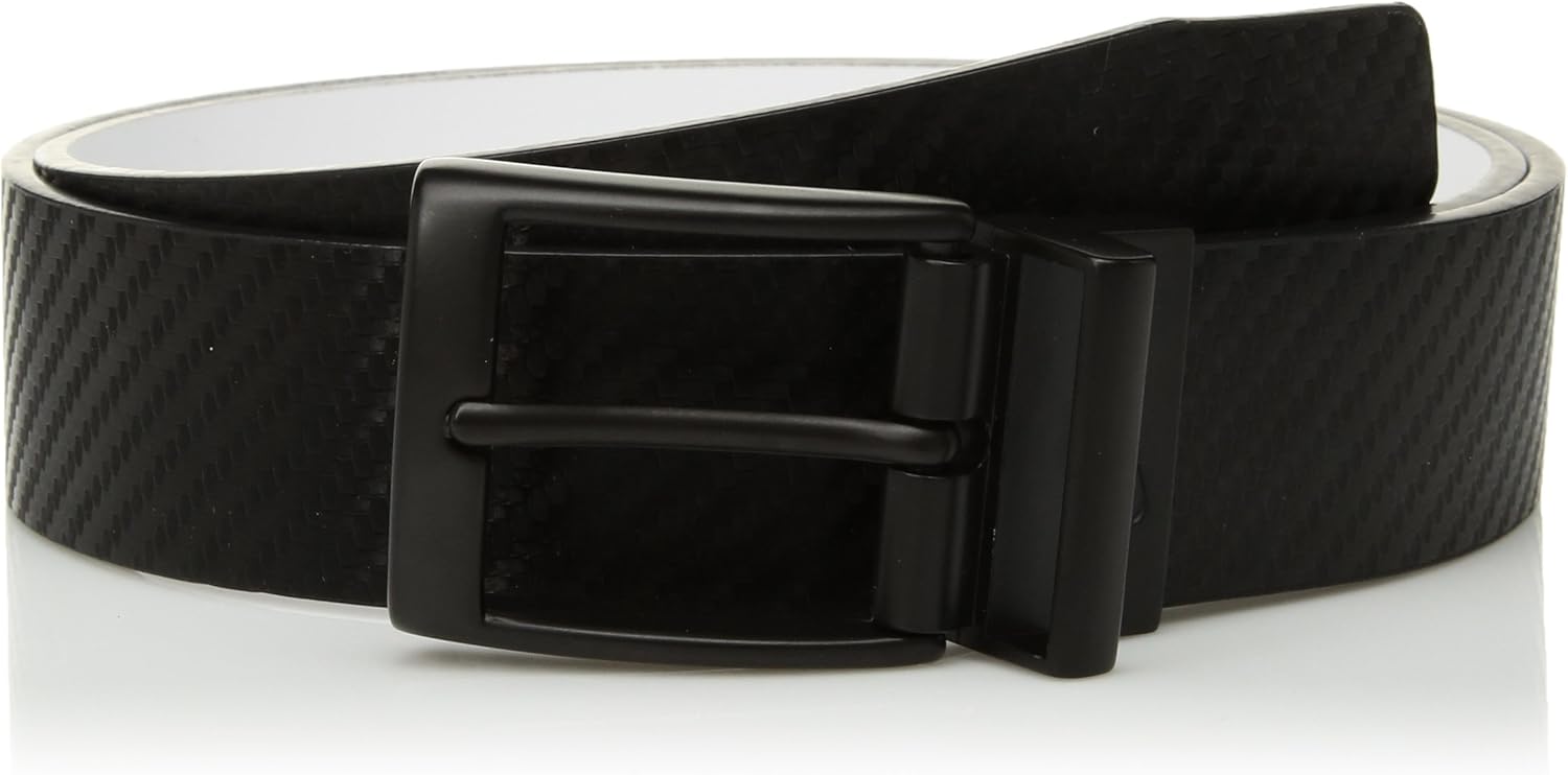 Мужской двусторонний ремень Nike с текстурой из углеродного волокна, Black/White, Белый, Мужской двусторонний ремень Nike с текстурой из углеродного волокна, Black/White
Мужской двусторонний ремень Nike с текстурой из углеродного волокна, Black/White, Белый, Мужской двусторонний ремень Nike с текстурой из углеродного волокна, Black/White