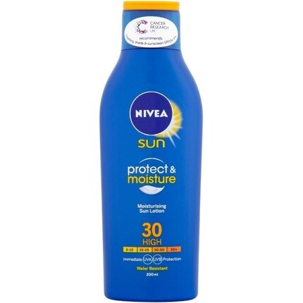 Солнцезащитный и увлажняющий лосьон Spf30 200мл, Nivea
Солнцезащитный и увлажняющий лосьон Spf30 200мл, Nivea