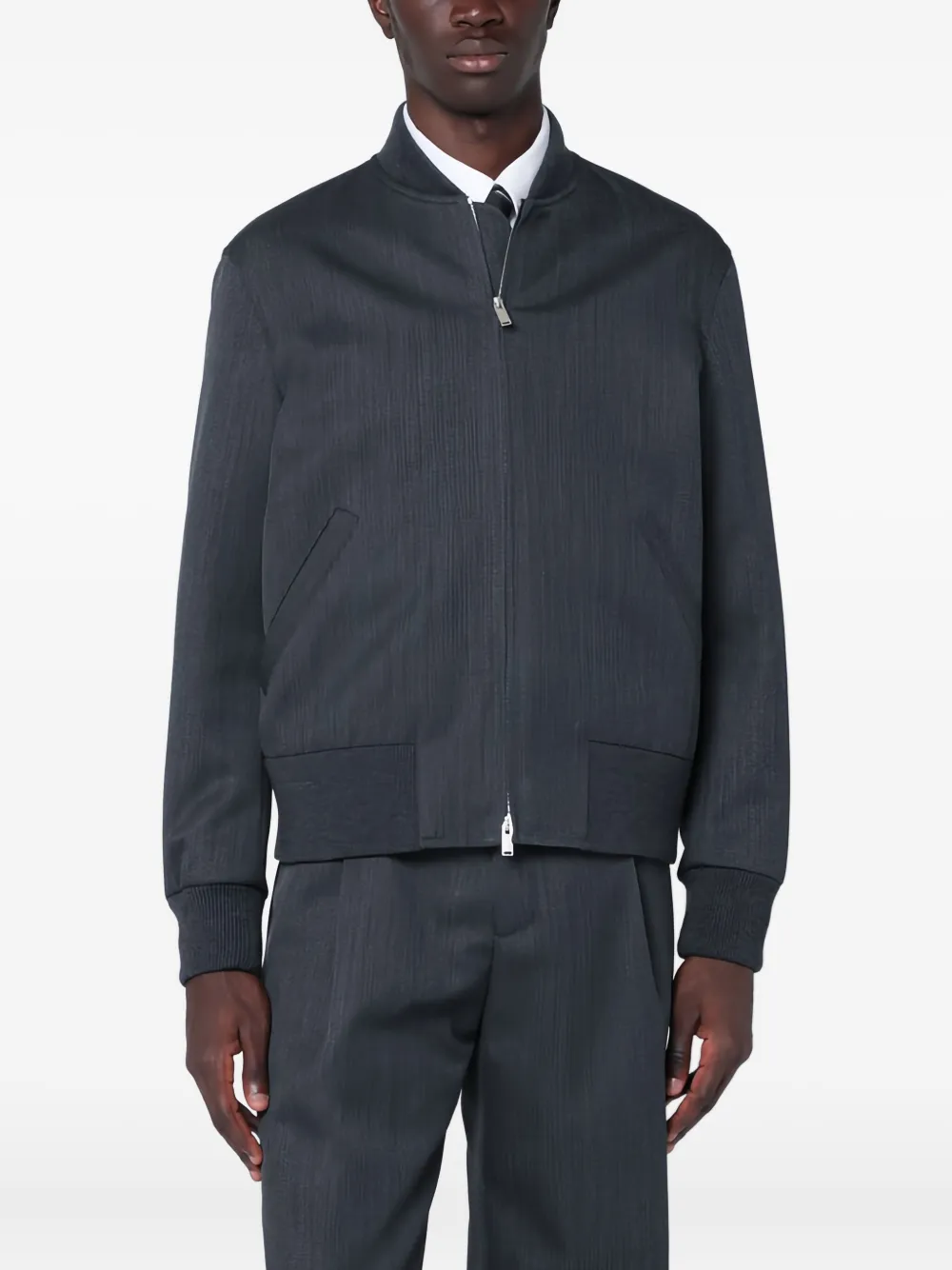 Бомбер на молнии Lardini, серый
Бомбер на молнии Lardini, серый