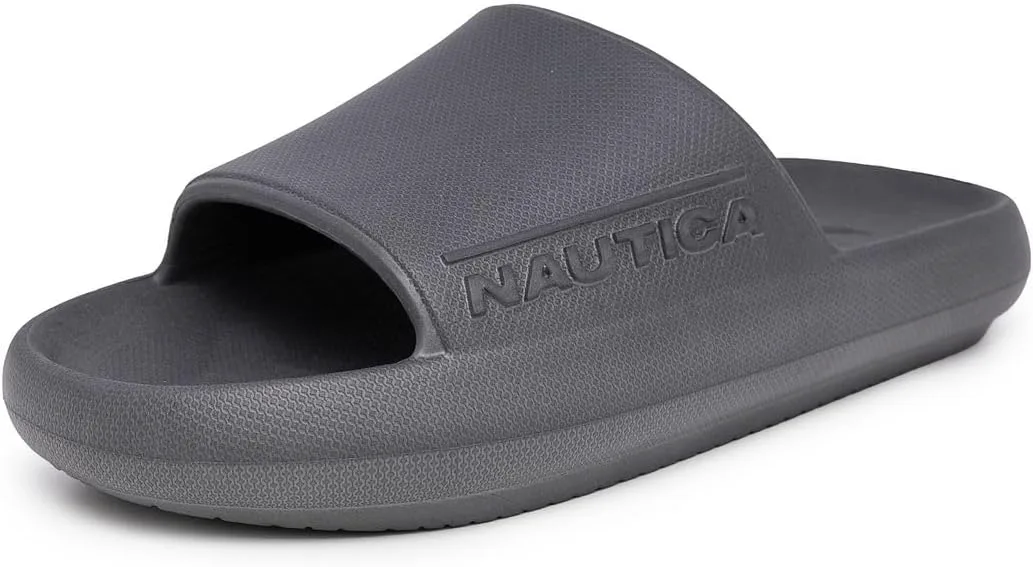 Мужские шлепанцы Nautica с амортизирующей стелькой - легкие спортивные сандалии из ЭВА для бассейна, пляжа, спортзала и повседневной носки, серый
Мужские шлепанцы Nautica с амортизирующей стелькой - легкие спортивные сандалии из ЭВА для бассейна, пляжа, спортзала и повседневной носки, серый