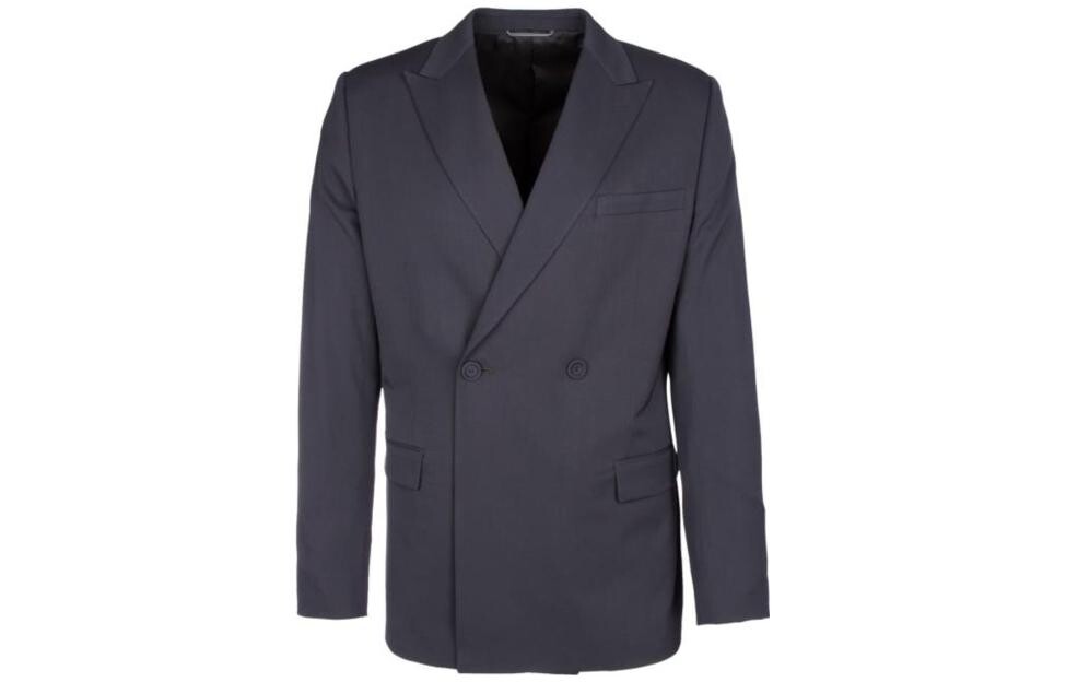 Деловой костюм мужской темно-синий Dior, синий 
Деловой костюм мужской темно-синий Dior, синий