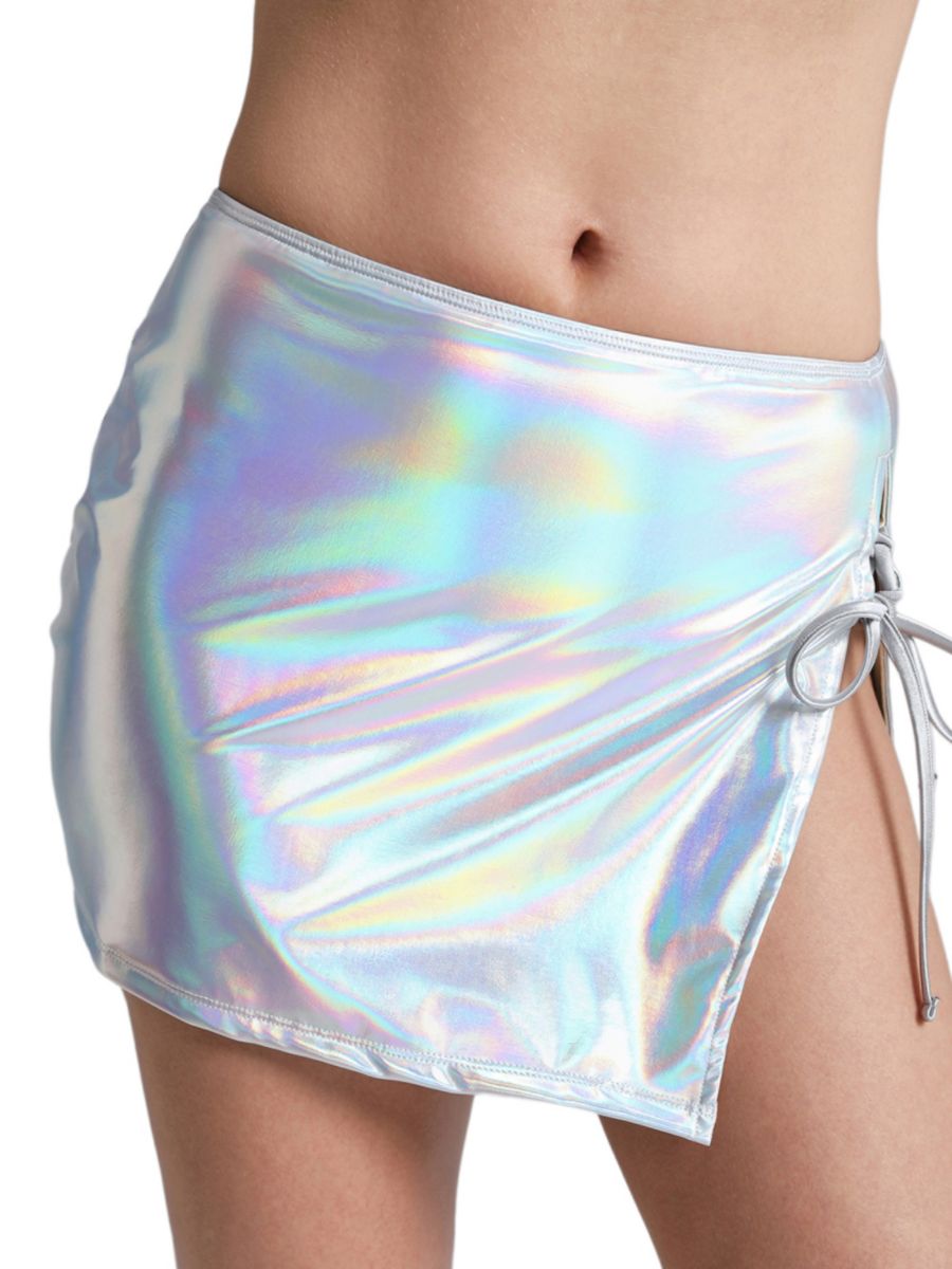 Блестящая мини-юбка с завязками по бокам LECHERY, цвет Iridescent
Блестящая мини-юбка с завязками по бокам LECHERY, цвет Iridescent