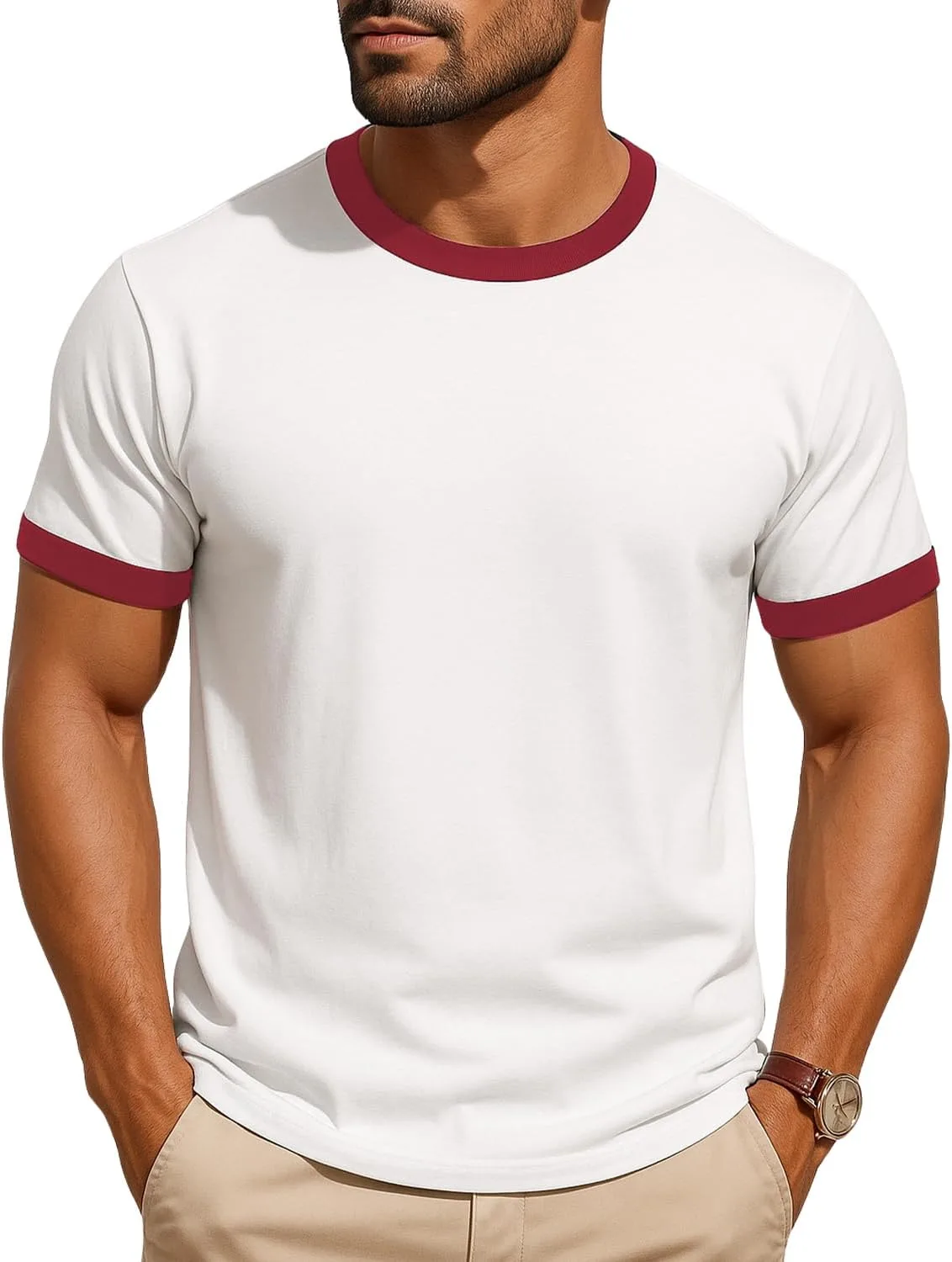 Футболка JustBlanks Men's Ringer Tee Shirt с коротким рукавом
Футболка JustBlanks Men's Ringer Tee Shirt с коротким рукавом