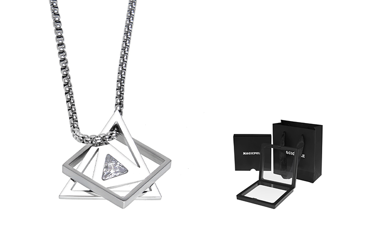 MAGICPOLE Титановое стальное колье унисекс серебристого цвета
MAGICPOLE Титановое стальное колье унисекс серебристого цвета