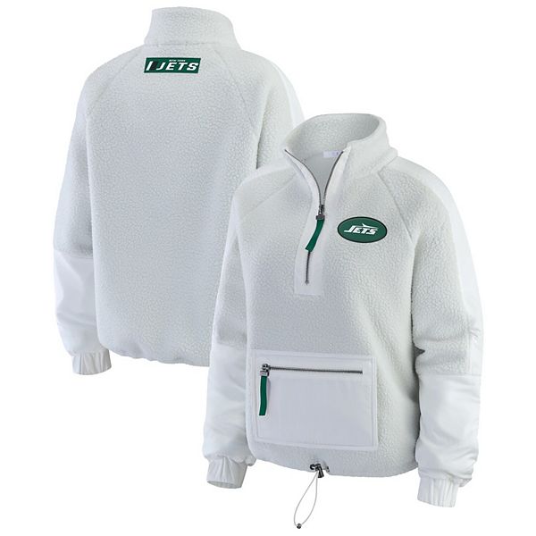 Женская белая куртка-полузип Polar Fleece New York Jets Wear By Erin Andrews
Женская белая куртка-полузип Polar Fleece New York Jets Wear By Erin Andrews