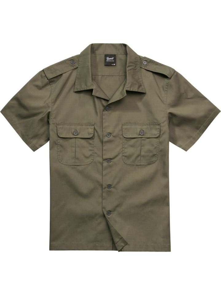 Рубашка US Ripstop Shirt Short Sleeve Brandit, зеленый
Рубашка US Ripstop Shirt Short Sleeve Brandit, зеленый